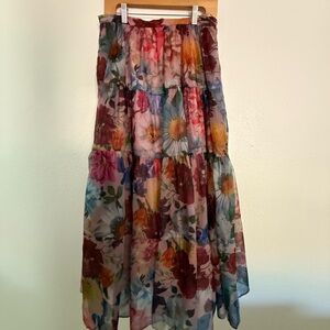 Floral Multicolor Skirt
